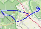 Trasa z dnia 2014-02-16 13:54 - mapa trasy gps - samochód