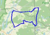 Iwiec - pętla po okolicy - mapa trasy gps - rower górski