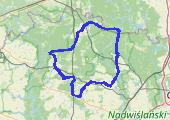 Pierwsza setka w tym roku - mapa trasy gps - rower górski