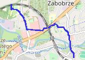 Trasa z dnia 2014-01-06 20:41 - mapa trasy gps - pociąg