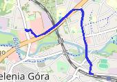 Trasa z dnia 2014-01-12 17:27 - mapa trasy gps - pociąg