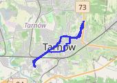 Zakończenie 2013 - mapa trasy gps - rower trekkingowy