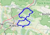 Trasa z dnia 2014-02-23 13:52 - mapa trasy gps - rower trekkingowy