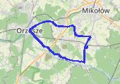 Śląsk - mapa trasy gps - rower górski