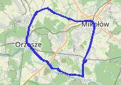 Wyry - pętla po okolicy - mapa trasy gps - rower górski