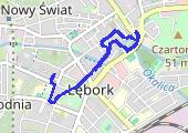 Trasa z dnia 2014-02-26 12:10 - mapa trasy gps - marsz