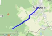 Jezioro Goślickie-->Przęsocin - mapa trasy gps - spacer