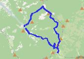 Żabnica skałka - Rysianka 2014-03-02  - mapa trasy gps - wędrówka