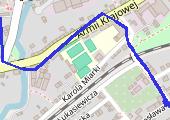 Trasa z dnia 2014-02-25 14:44 - mapa trasy gps - pociąg