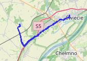 Trasa z dnia 2014-03-04 21:38 - mapa trasy gps - rower górski