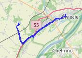 Trasa z dnia 2014-03-05 06:55 - mapa trasy gps - rower górski