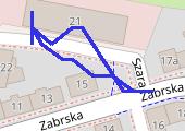 Trasa z dnia 2014-03-05 13:18 - mapa trasy gps - spacer