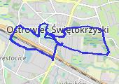 Trasa z dnia 2014-03-07 19:00 - mapa trasy gps - bieganie