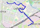 Trasa z dnia 2014-03-08 11:10 - mapa trasy gps - marsz