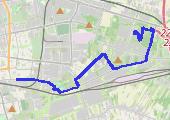 Trasa z dnia 2014-03-10 18:00 - mapa trasy gps - rower górski