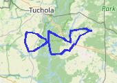 Iwiec - pętla po okolicy - mapa trasy gps - rower górski