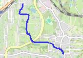 Trasa z dnia 2014-03-13 09:16 - mapa trasy gps - marsz