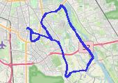 Trasa z dnia 2014-03-13 13:05 - mapa trasy gps - rower górski