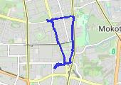 Trasa z dnia 2014-03-13 15:49 - mapa trasy gps - rower górski