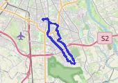 Trasa z dnia 2014-03-19 12:46 - mapa trasy gps - rower górski