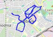 Trasa z dnia 2014-03-18 17:00 - mapa trasy gps - marsz