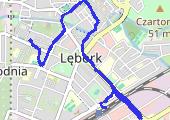 Trasa z dnia 2014-03-19 19:43 - mapa trasy gps - marsz