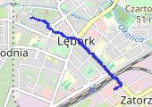 Trasa z dnia 2014-03-20 13:43 - mapa trasy gps - marsz