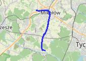 Do Mikołowa i z powrotem - mapa trasy gps - rower górski