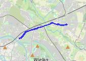 Trasa z dnia 2014-03-21 07:07 - mapa trasy gps - rower szosowy