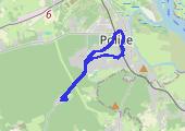 Rowerem po Policach - mapa trasy gps - rower górski