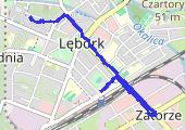 Trasa z dnia 2014-03-21 04:37 - mapa trasy gps - marsz
