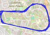 Trasa z dnia 2014-03-22 19:09 - mapa trasy gps - bieganie