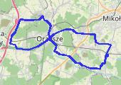 Wyry - pętla po okolicy - mapa trasy gps - rower górski