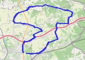 Tarnów Kobierzyn - mapa trasy gps - rower trekkingowy