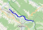 Trasa z dnia 2014-03-22 10:42 - mapa trasy gps - rower szosowy