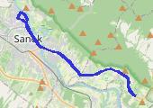 Trasa z dnia 2014-03-24 12:12 - mapa trasy gps - rower szosowy