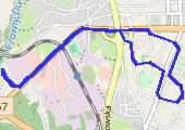 Trasa z dnia 2014-03-22 18:52 - mapa trasy gps - rower szosowy