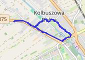 Trasa z dnia 2014-03-25 19:53 - mapa trasy gps - bieganie