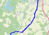 Trasa z dnia 2014-03-26 11:24 - mapa trasy gps - rower trekkingowy