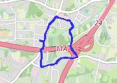 Trasa z dnia 2014-03-26 21:48 - mapa trasy gps - marsz