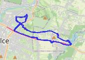 Trasa z dnia 2014-03-27 12:24 - mapa trasy gps - rower górski