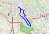 Trasa z dnia 2014-03-27 13:42 - mapa trasy gps - rower górski