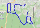 Trasa z dnia 2014-03-27 16:32 - mapa trasy gps - rower górski