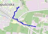 Trasa z dnia 2014-03-27 06:04 - mapa trasy gps - rower górski