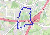 Trasa z dnia 2014-03-27 22:00 - mapa trasy gps - marsz