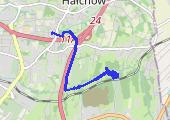 Trasa z dnia 2014-03-29 18:02 - mapa trasy gps - motocykl
