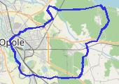Trasa z dnia 2014-03-29 18:39 - mapa trasy gps - rower górski