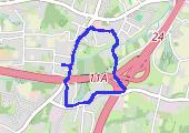 Trasa z dnia 2014-03-30 20:47 - mapa trasy gps - marsz