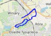 Trasa z dnia 2014-03-31 10:01 - mapa trasy gps - nordic walking