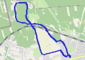 Trasa z dnia 2014-03-31 17:07 - mapa trasy gps - rower górski
